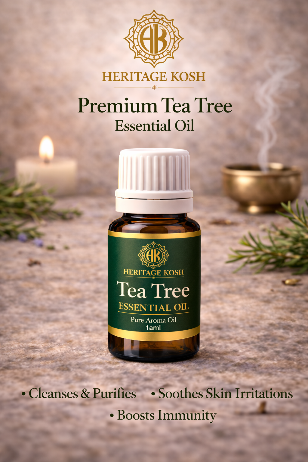 Handcrafted Functional Freshness Aroma Oil Set made in India – HeritageKosh