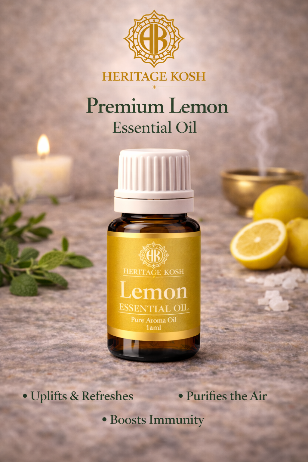 Handcrafted Functional Freshness Aroma Oil Set made in India – HeritageKosh
