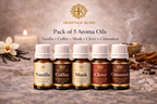 Handcrafted Festive Warm Spice Aroma Oil Set made in India – HeritageKosh