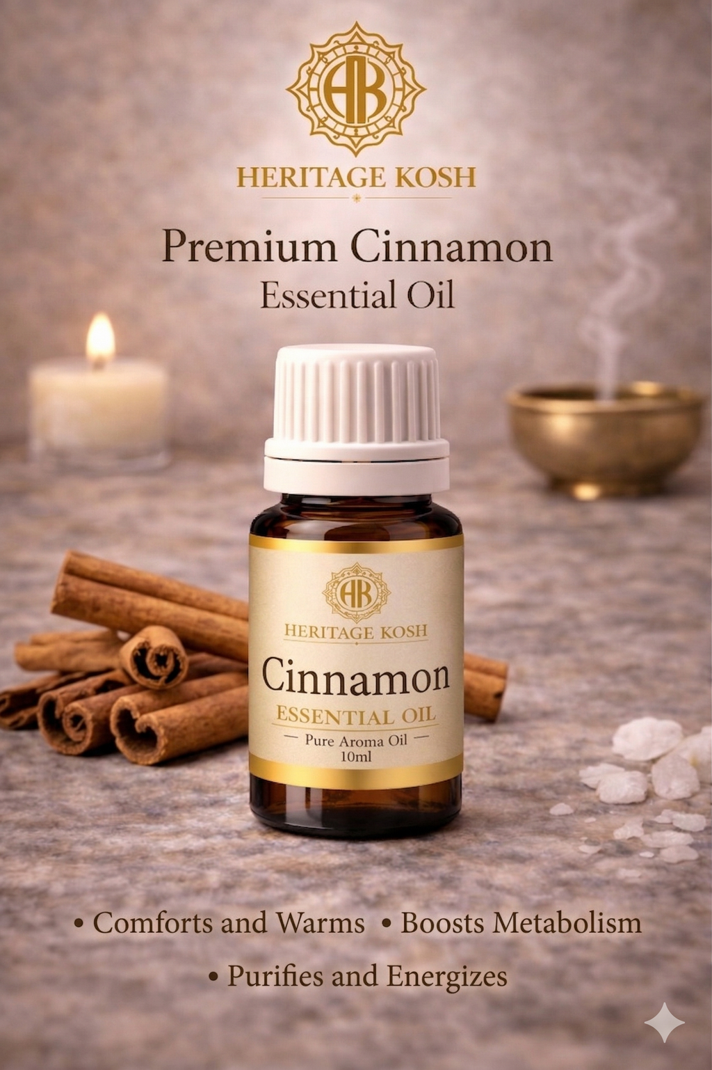 Handcrafted Festive Warm Spice Aroma Oil Set made in India – HeritageKosh