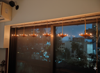 PVC Hanging Diya String Lights – Set of 5 | Temple-Inspired Neon Glow