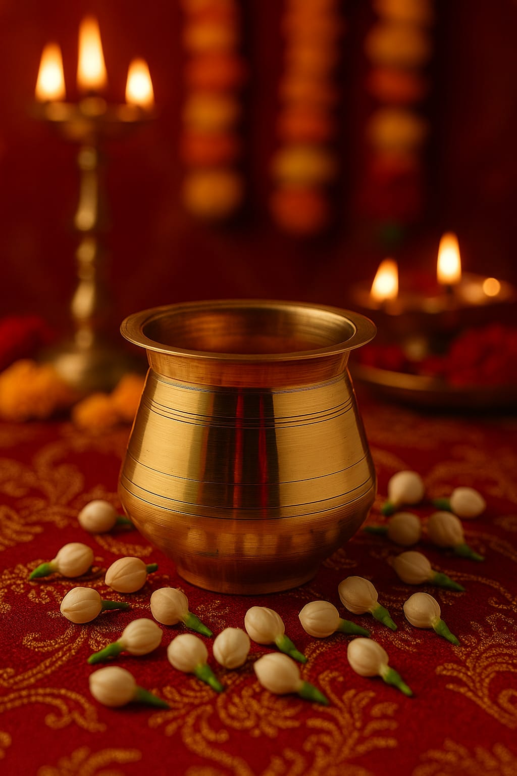 Traditional Brass Kalash