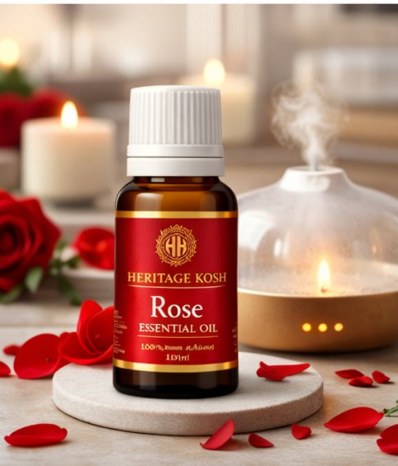 Rose – Pure Aroma Oil (10ml-Pack of 2)