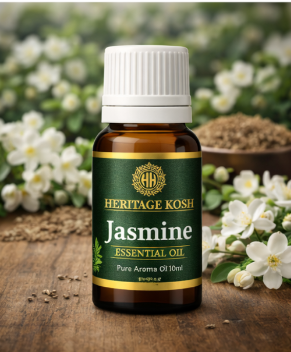 Handcrafted Jasmine Pure Aroma Oil made in India – HeritageKosh