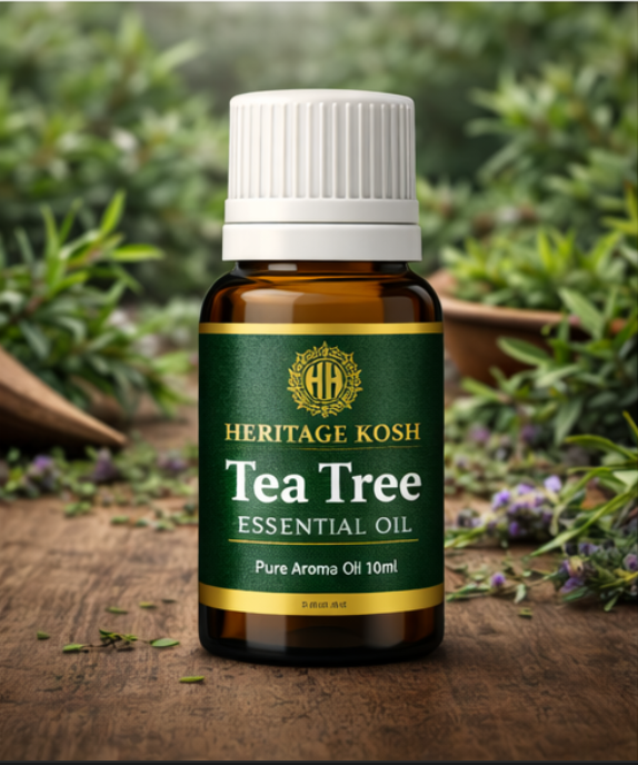 Handcrafted Tea Tree Pure Aroma Oil made in India – HeritageKosh