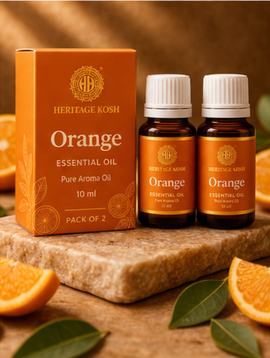 Handcrafted Orange Pure Aroma Oil made in India – HeritageKosh