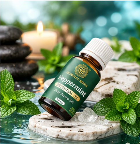 Handcrafted Peppermint Pure Aroma Oil made in India – HeritageKosh