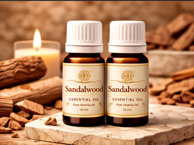 Handcrafted Sandalwood Pure Aroma Oil made in India – HeritageKosh