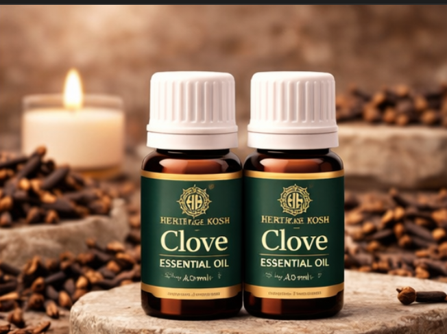 Handcrafted Clove Pure Aroma Oil made in India – HeritageKosh