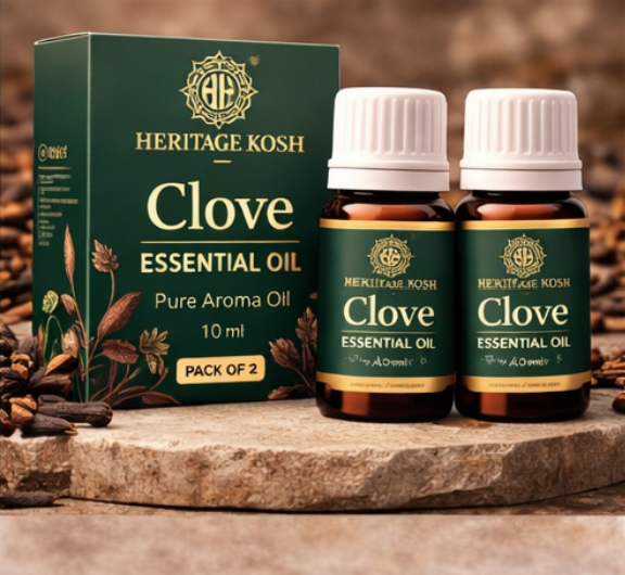Handcrafted Clove Pure Aroma Oil made in India – HeritageKosh