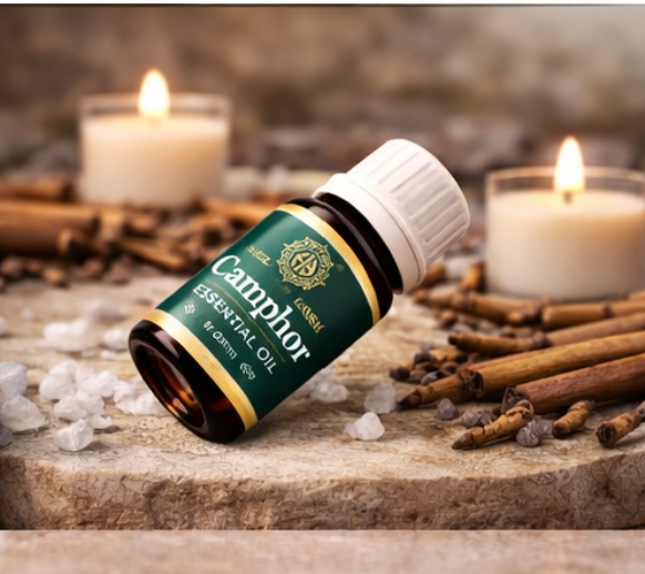 Handcrafted Camphor Pure Aroma Oil made in India – HeritageKosh