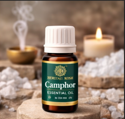 Handcrafted Camphor Pure Aroma Oil made in India – HeritageKosh