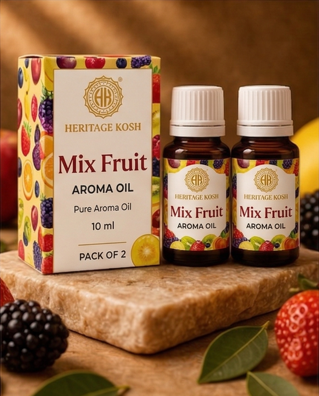 Handcrafted Mixfruit Pure Aroma Oil made in India – HeritageKosh