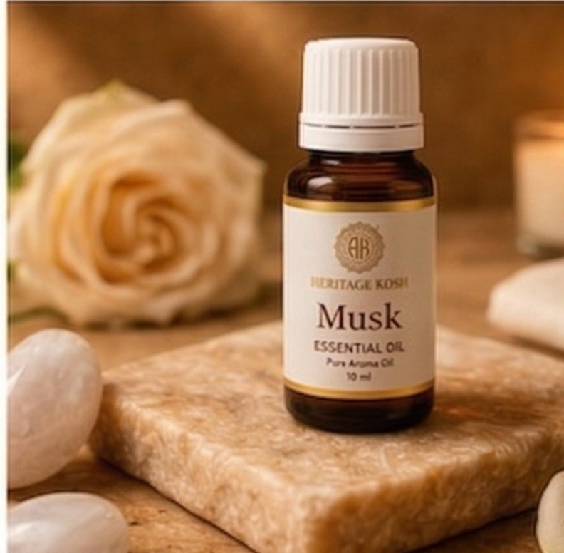 Handcrafted Musk Pure Aroma Oil made in India – HeritageKosh
