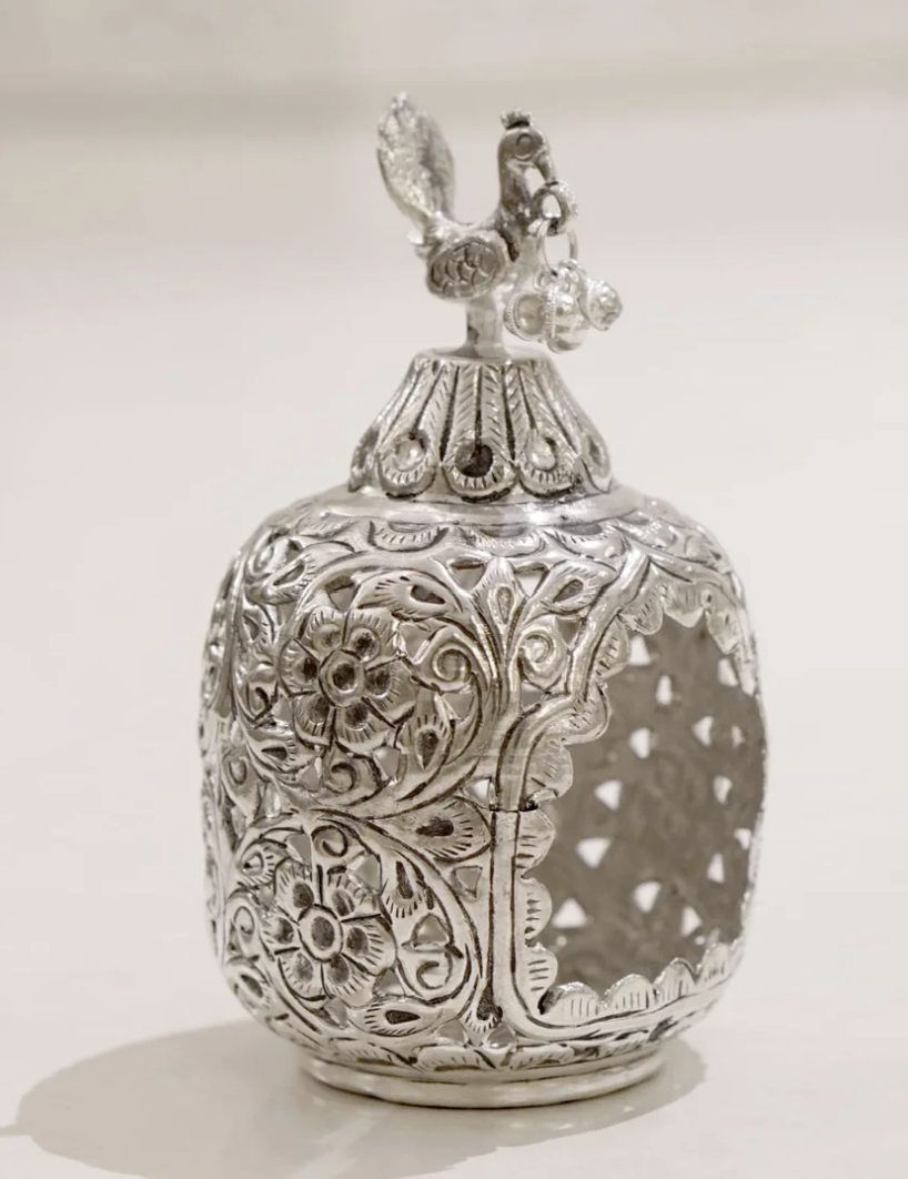 Gourd-Form Brass Tealight Holder