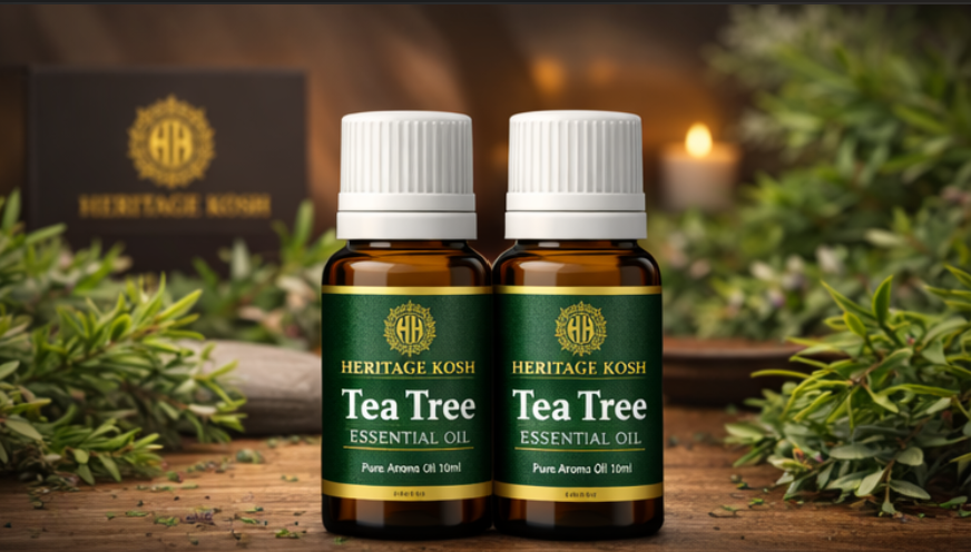 Handcrafted Tea Tree Pure Aroma Oil made in India – HeritageKosh