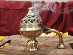 Handcrafted Brass Dhoopdan made in India – HeritageKosh