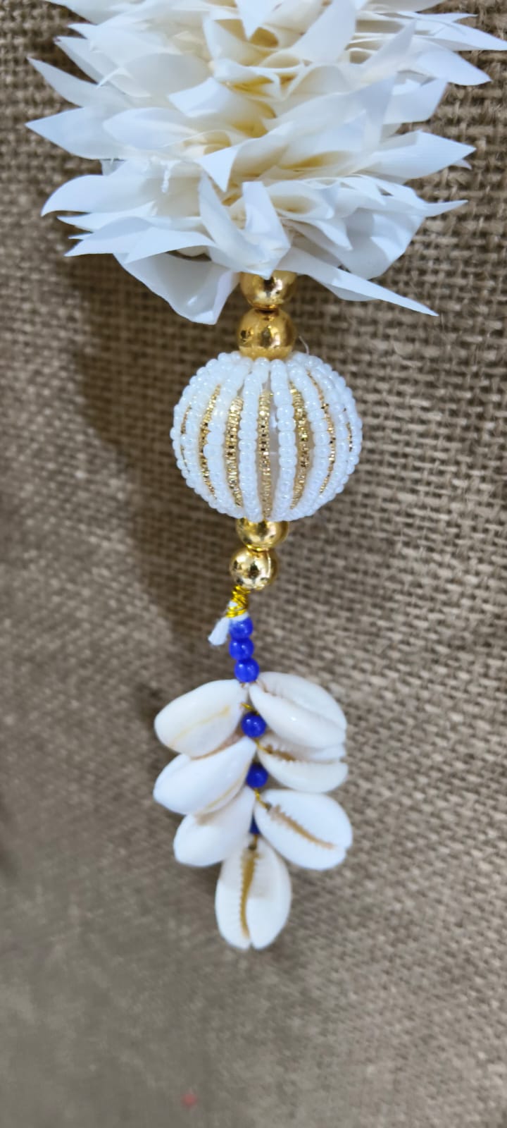 Gajra Lotus Hanging Garlands – Set of 6