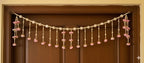 Handcrafted Pink Flower Moti Toran made in India – HeritageKosh