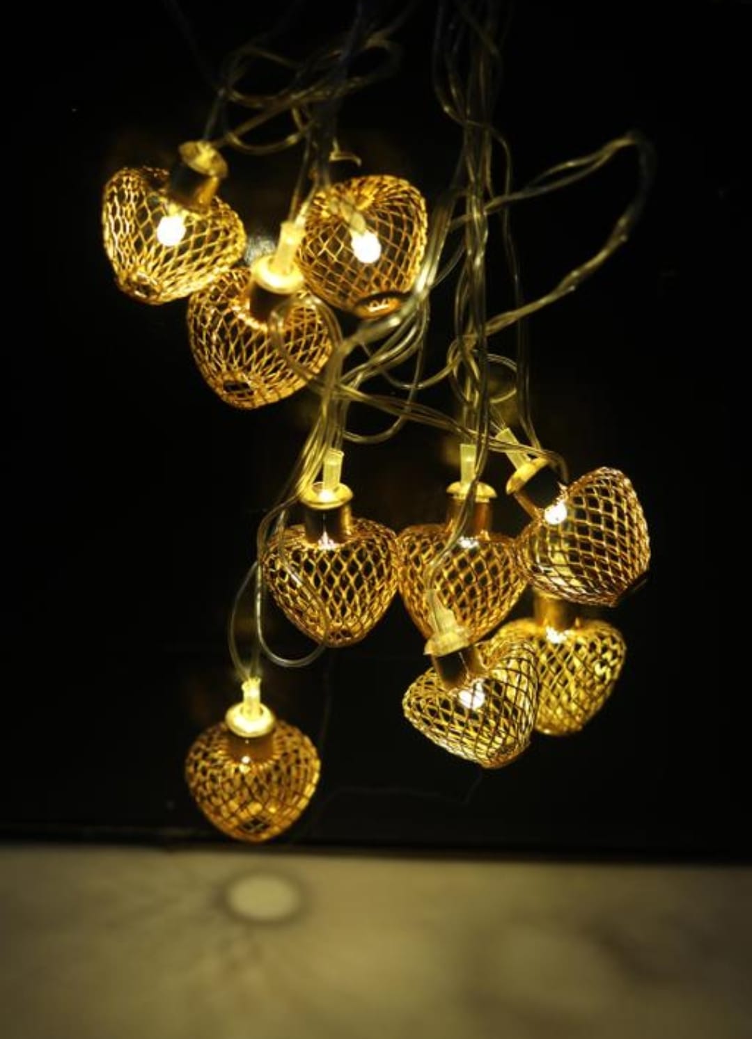 Heritage Kosh 4-Meter Decorative Metal Spring LED String Lights | Water-Resistant Indoor & Outdoor Lights | Ideal for Home Décor, Festivals, Parties & More