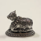 Nandi Figurine – Oxidised Silver Finish
