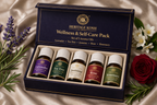 Handcrafted Wellness Self-Care Aroma Oil Set made in India – HeritageKosh