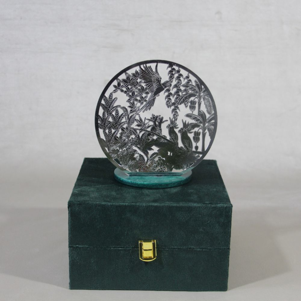 Parrot Tealight Holder – Large, Boxed