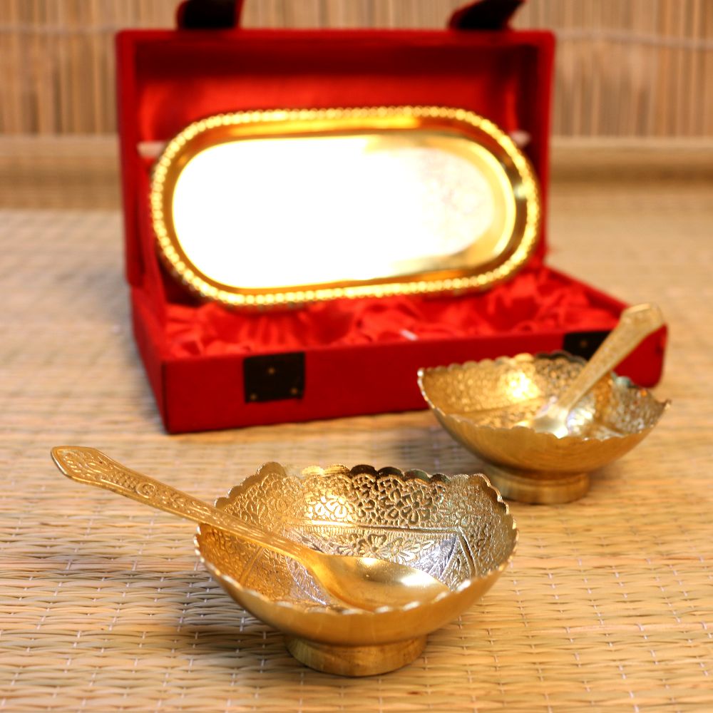 Leaf Bowl Set with Tray – Square