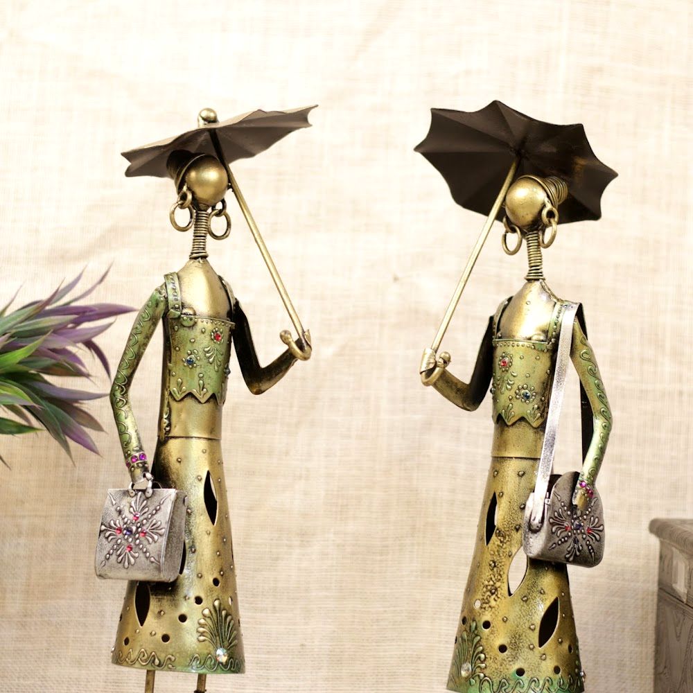 Painted Umbrella Ladies – Set of 2 — view 4
