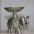 Elephant Bowl – Silver Finish