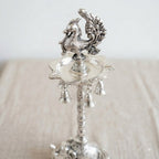 Elephant Peacock Samai Oil Lamp – Large