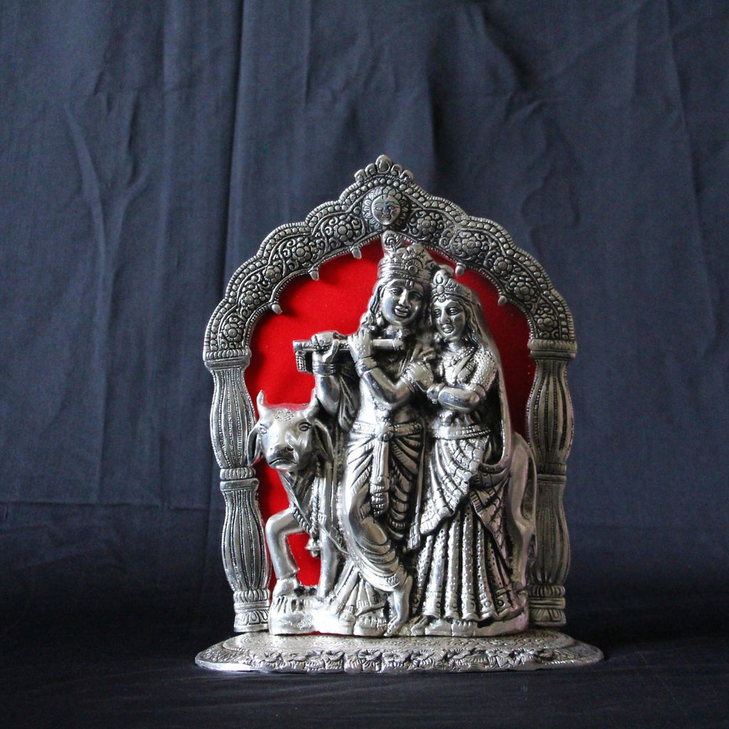 Radha Krishna Temple Arch Idol – 11.5 inch — view 6