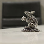 Mushak Figurine – Oxidised Silver Finish, Small
