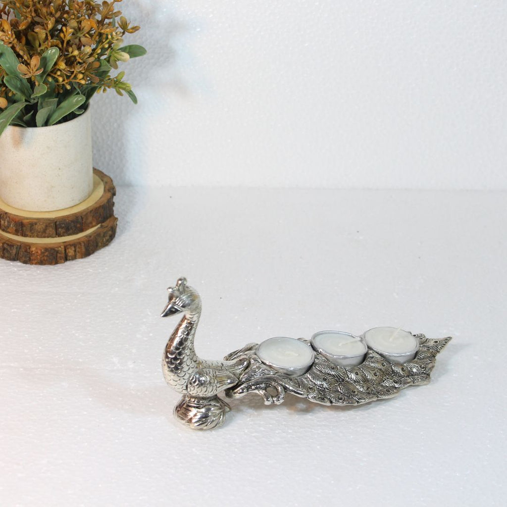 Peacock Tealight Holder – Single — view 4