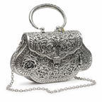 Silver-Finish Purse Showpiece