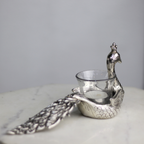 Peacock Tealight Holders – Set of 2
