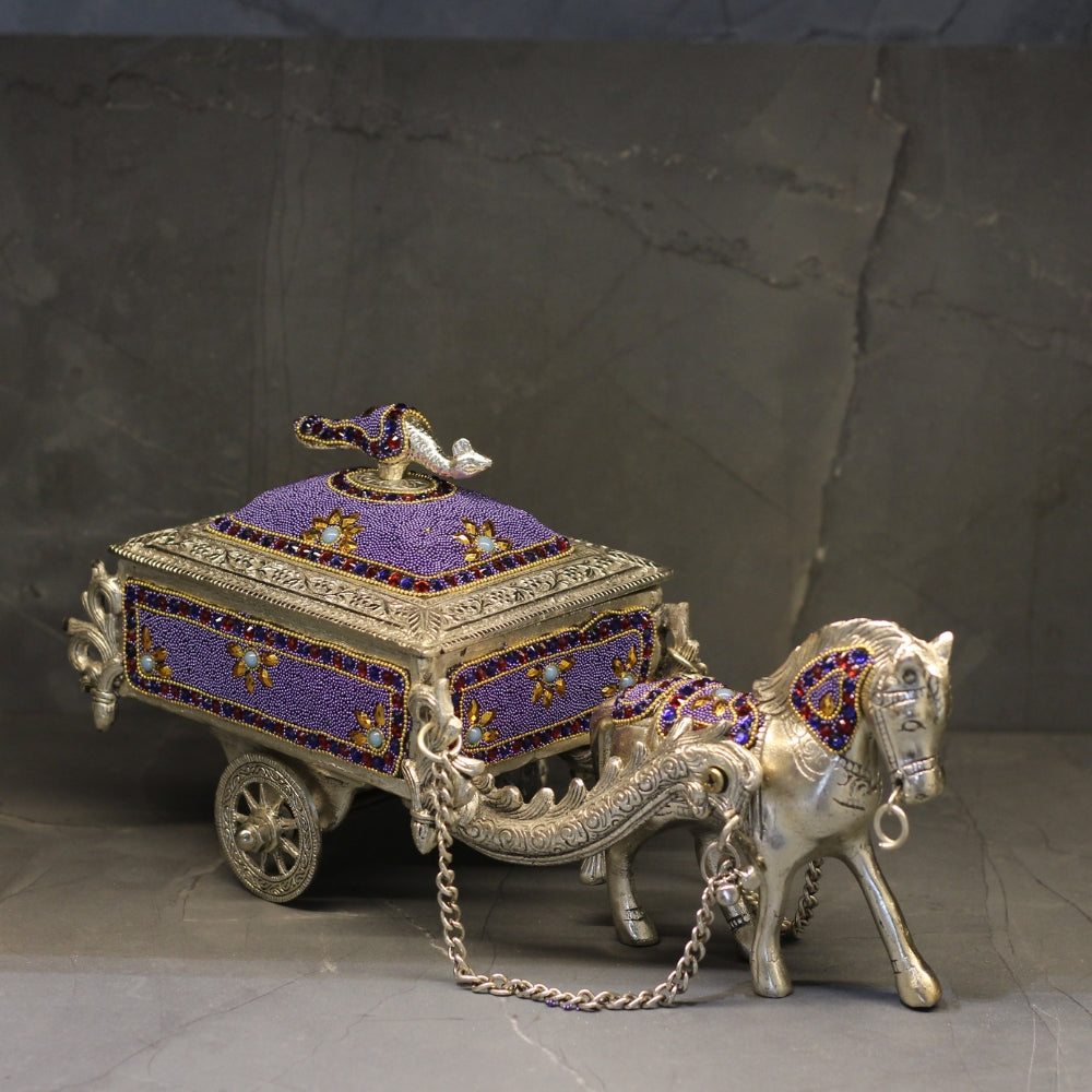 Horse Carriage Showpiece – Stone Work
