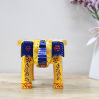Hand-Painted Elephant Stool – 4 inch — view 3