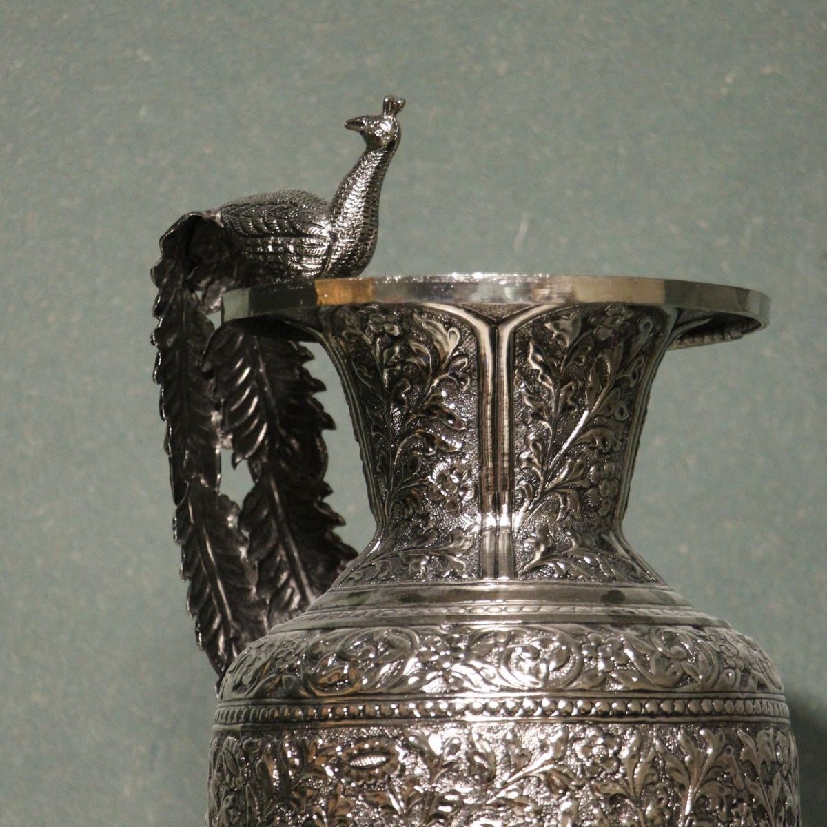 Peacock Handle Flower Pot – Tall