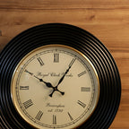 Black Ribbed Wall Clock – 18 inch — view 3