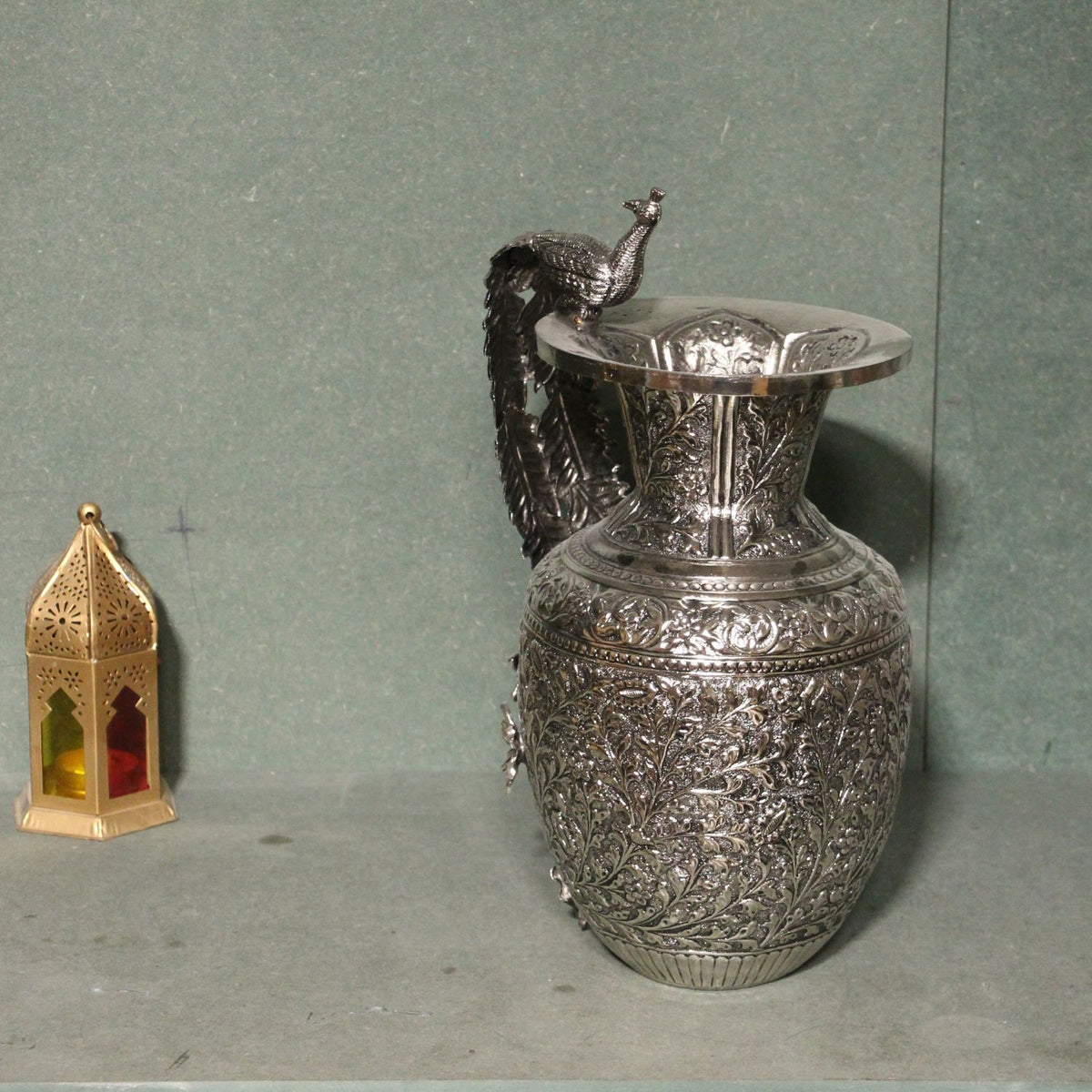 Peacock Handle Flower Pot – Tall