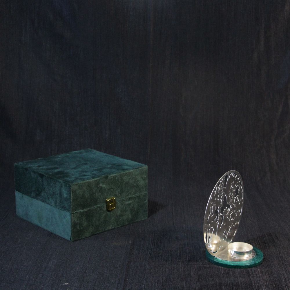Parrot Tealight Holder – Large, Boxed