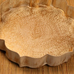 Lotus Petal Serving Tray – White — view 2