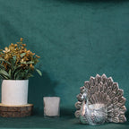 Peacock Tealight Holder with Spread Tail — view 4