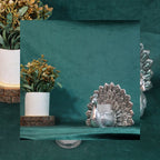 Peacock Tealight Holder with Spread Tail — view 5