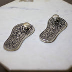 Silver-Finish Charan Paduka – Pair — view 5