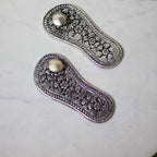 Silver-Finish Charan Paduka – Pair — view 2
