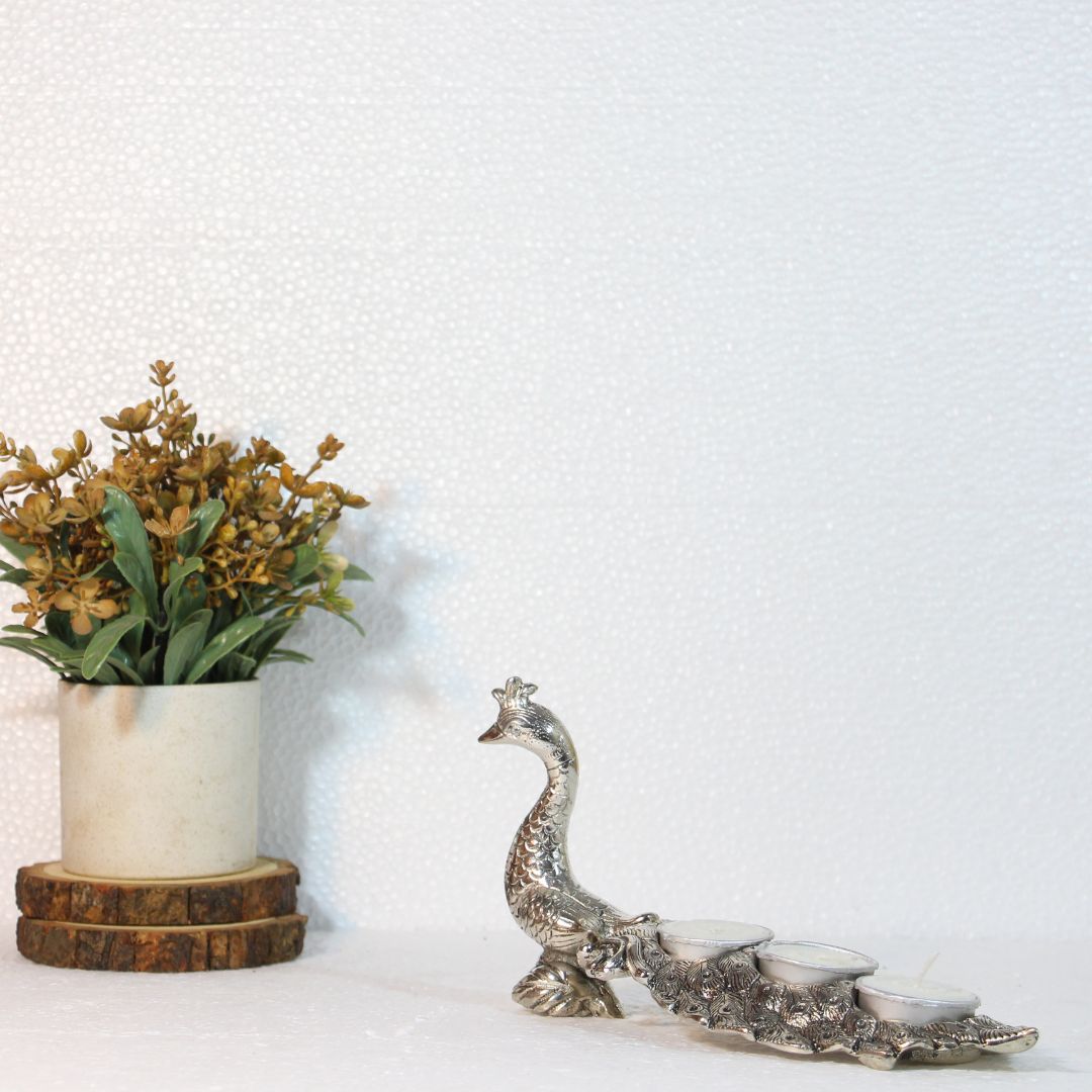 Peacock Tealight Holder – Single — view 3