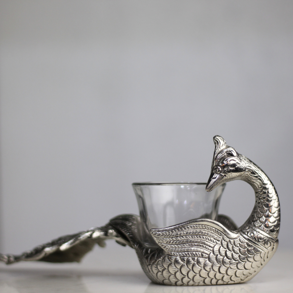 Peacock Tealight Holders – Set of 2