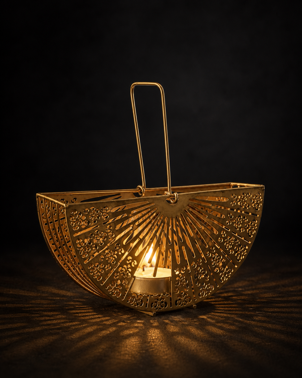 Half-Moon Hanging Lantern